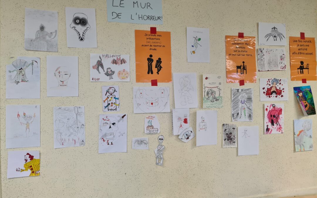 Vie scolaire : concours de dessin d’halloween